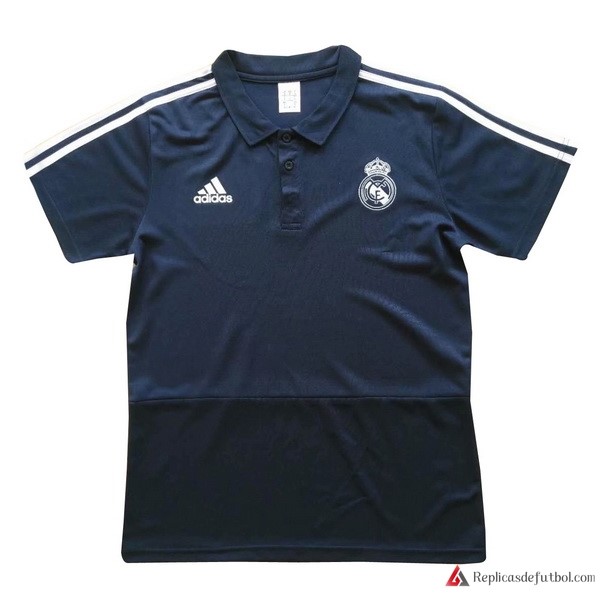 Polo Real Madrid 2017-2018 Azul Blanco